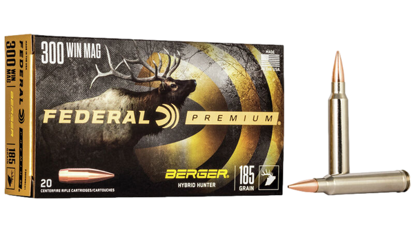 Munitions 300 WIN MAG 185 gr. Berger Federal Premium