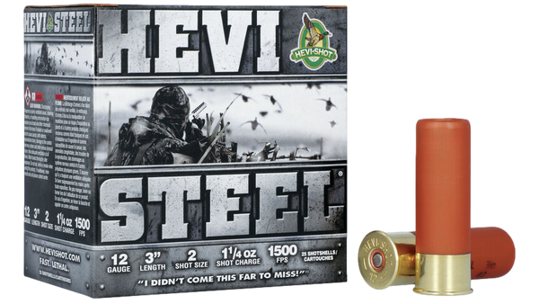 Munitions Hevi-Steel Calibre .12 3" #2 1500 fps de Hevi-Shot