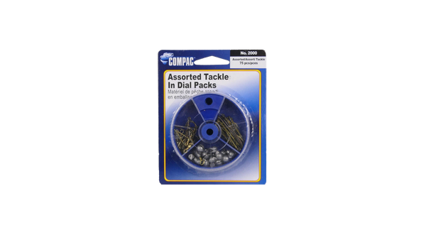 Assorted sinkers, hooks and swivels kit