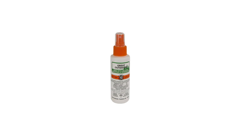 Insectifuge en vaporisateur Great Outdoors sans DEET.