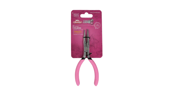 Pink chrome pliers 6 in