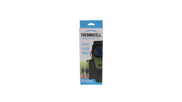 Holster with clip for Thermacell portable repellers
