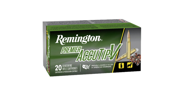 Munitions Remington Premier Accutip-V 22-250 REM 50 gr. BT