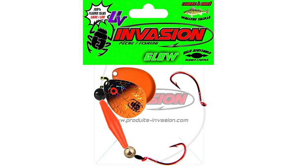 Invasion walleye harness double #4 hooks / Colorado #4