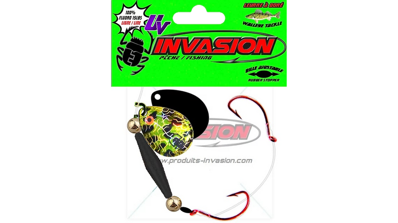 Invasion walleye harness double #4 hooks / Colorado #4