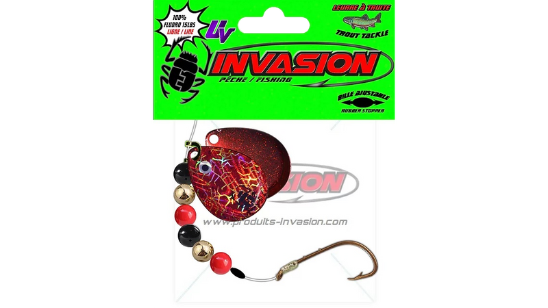 Invasion trout harness with hook #4 / Colorado #3