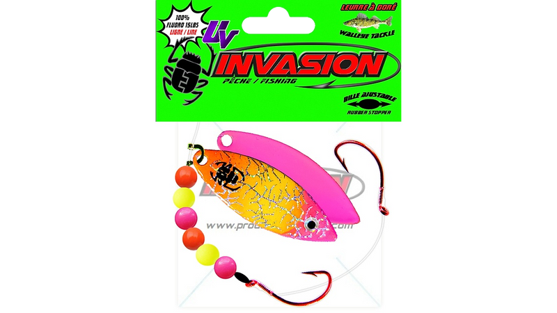 Invasion walleye harness hooks #2 / WillowLeaf #4