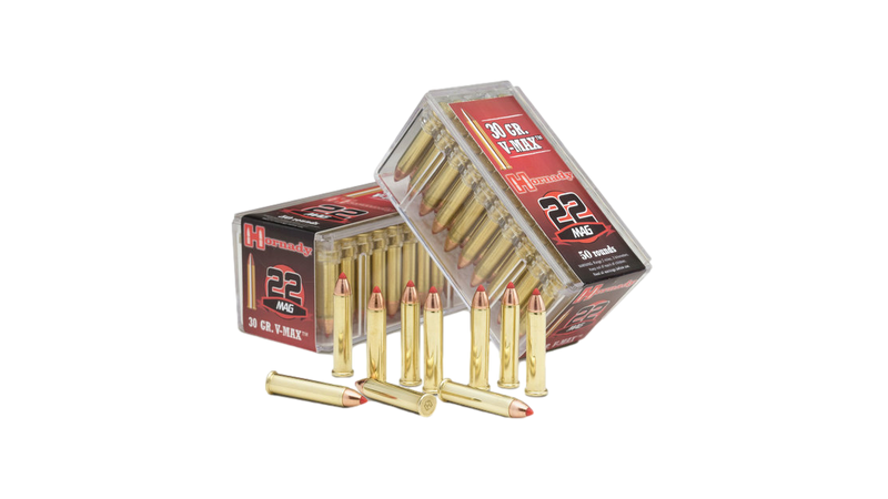 Munitions Hornady 22 MAG V-Max 30 gr.