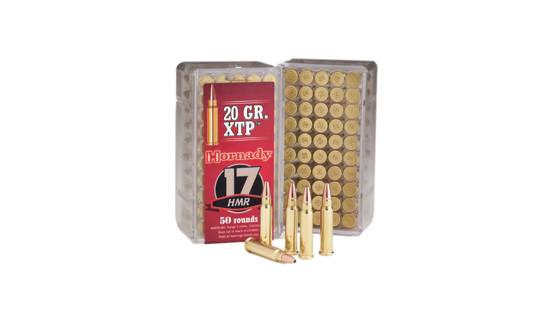 Munitions Hornady 17 HMR XTP 20 gr.