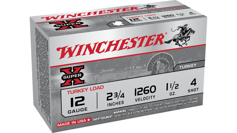 Munitions Winchester Super-X Turkey Load cal. 12 2-3/4"