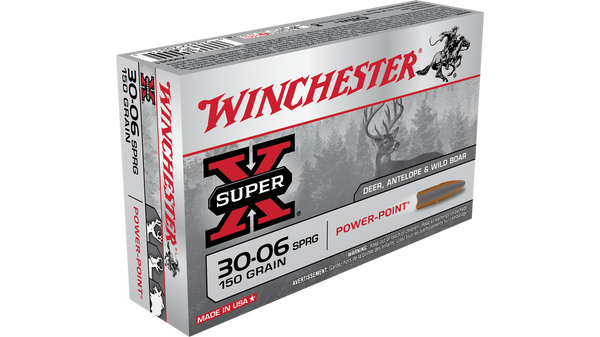 Munitions Winchester Super X 30-06 SPRG 150 gr. Power-Point